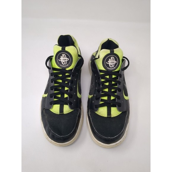 Nike Huarache Shoes Women’s Size 7 Black Lime Green 385433-005 Athletic Run 2010 - Picture 3 of 11